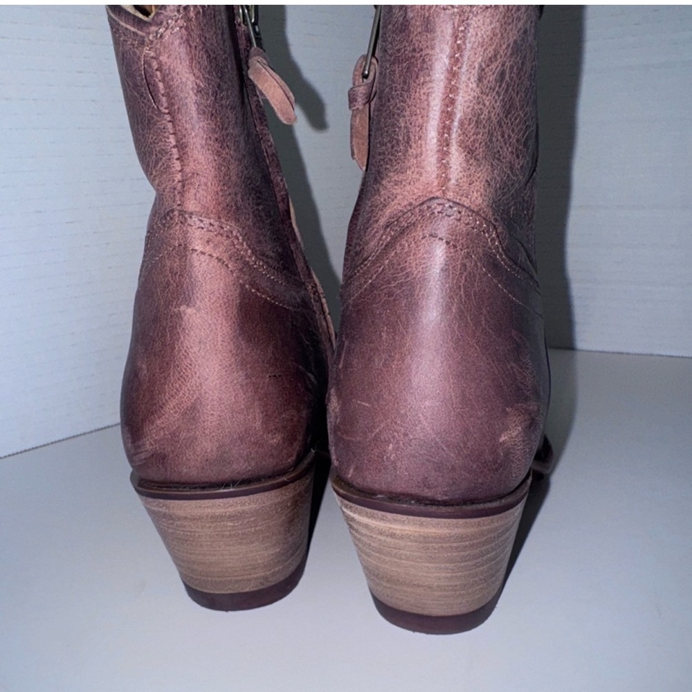 Tecovas The Daisy Scotch Western Ankle Boots 6 - Picture 5 of 6